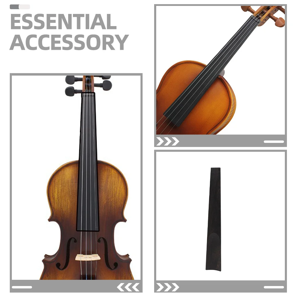

Replacement Violin Fingerboard Ebony Sturdy Material Elevate Playing Skills Music Accessories Violin Fingerboard