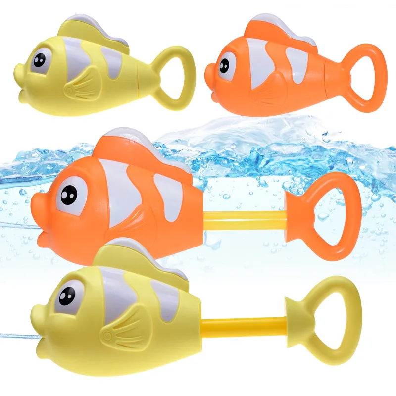 Kinder Sommer Outdoor Spielzeug Clown fisch spray Wasser Pistole Spiel Spielzeug Kid Pumpen Leichte, Tragbare Wasser Spray Strand Schwimmen Spielzeug