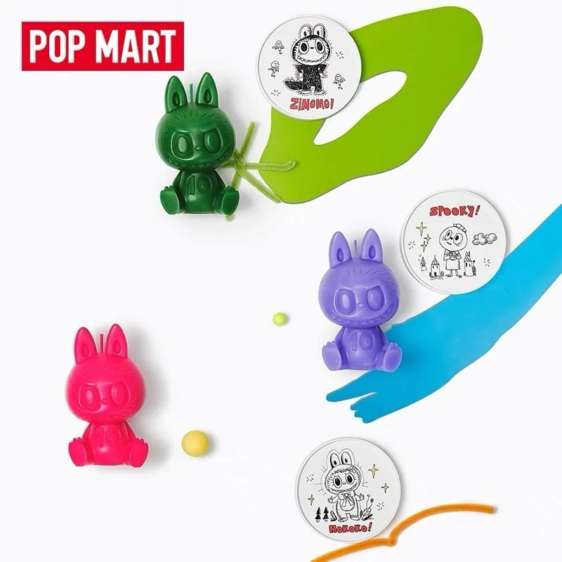 

POPMART LABUBU THE MONSTERS Серия к 10-летию: Ароматическая свеча-сюрприз в слепой коробке, декор, подарок на день рождения