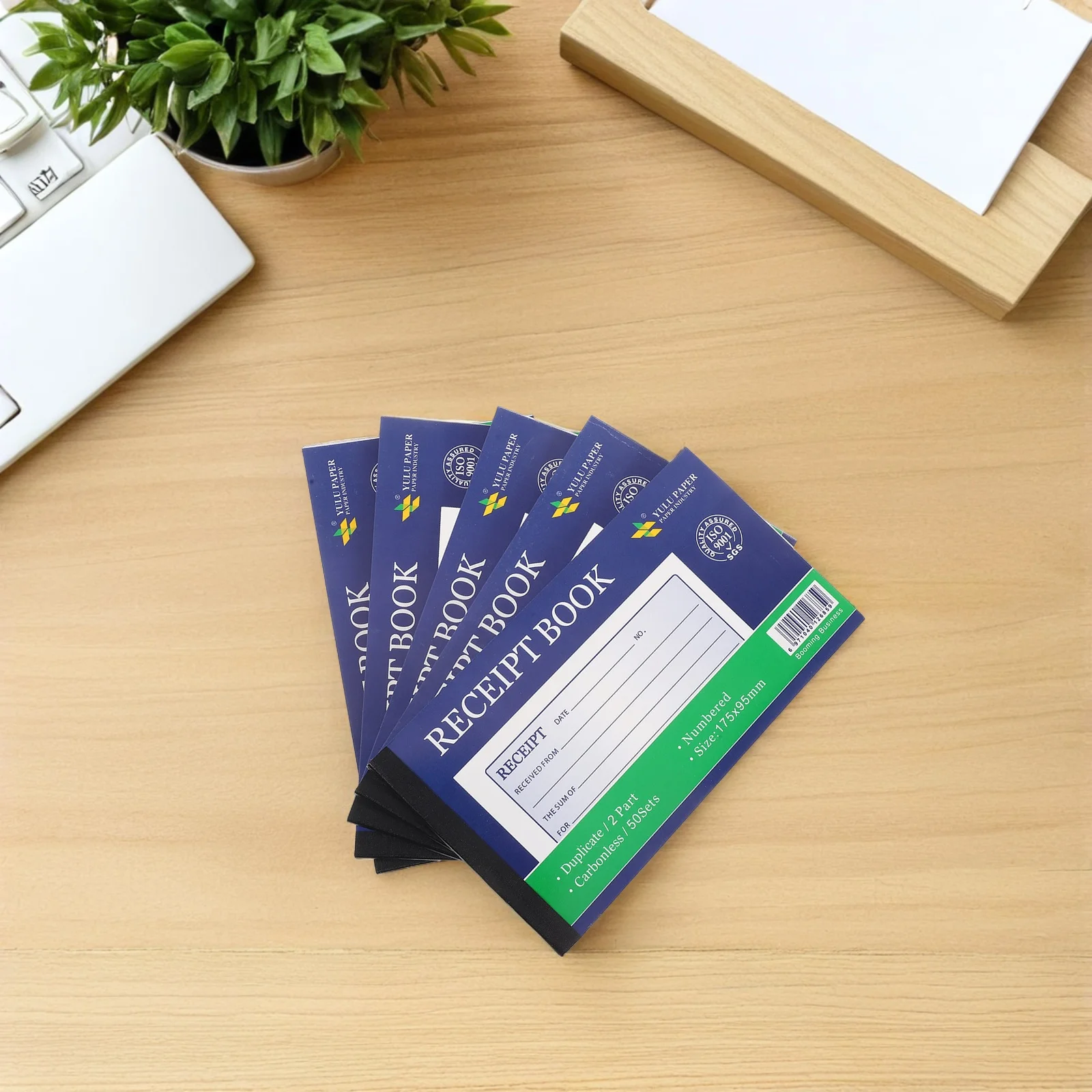 5pcs Receipt Book For Small 2-Part Copy Receipt Pad Invoice Forms Order Management Business Supplies Office Business Things