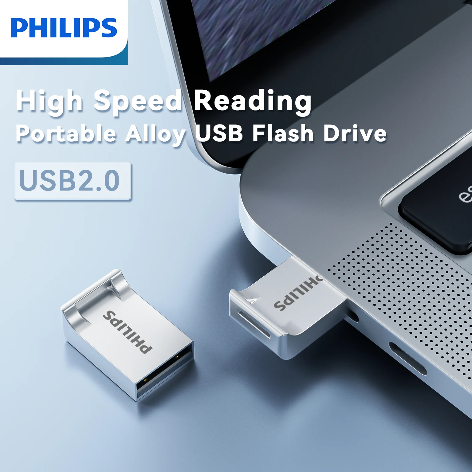 Philips Super Mini unidad Flash USB 2,0 64GB 32GB 16GB 8GB memoria de alta velocidad Pen Drive portátil 64GB memoria USB regalos