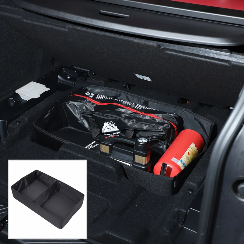 

Car Rear Trunk Organizer Box Large Capacity Storage Box Collapsible Cargo Storage Tool For BMW X3 G45 2025 Car Accessories