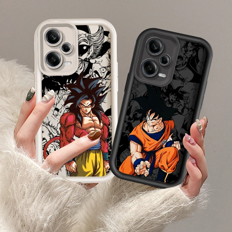 Комикс, D-Dragon Ball, Сон Гоку, глазная лестница для Xiaomi Redmi Note 13, 12, 12C, 11S, 10, 10C, 10A, 9C, 9A Pro, задний Чехол для телефона