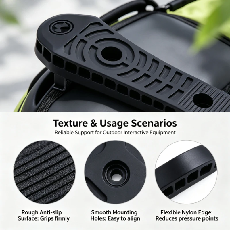 Durable Nylon Heightening Cheek Pad Light‑Weight Modification Component for Outdoor Entertainment Gear