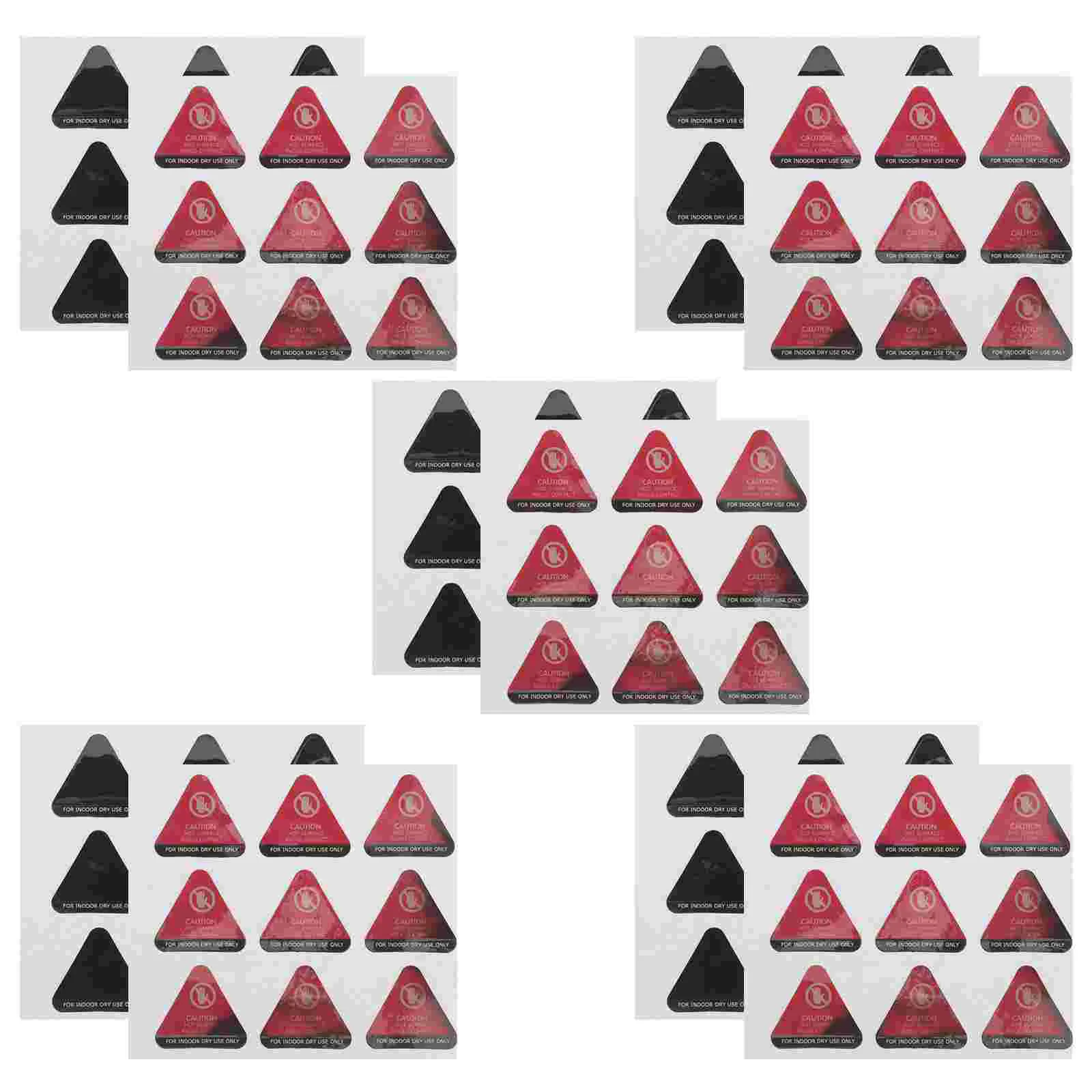 10 Pcs Heating Lampshade Anti-scalding Reminder Stickers Warning Hot Surface Nail Do Not Touch Water Sign Signs for Radiator