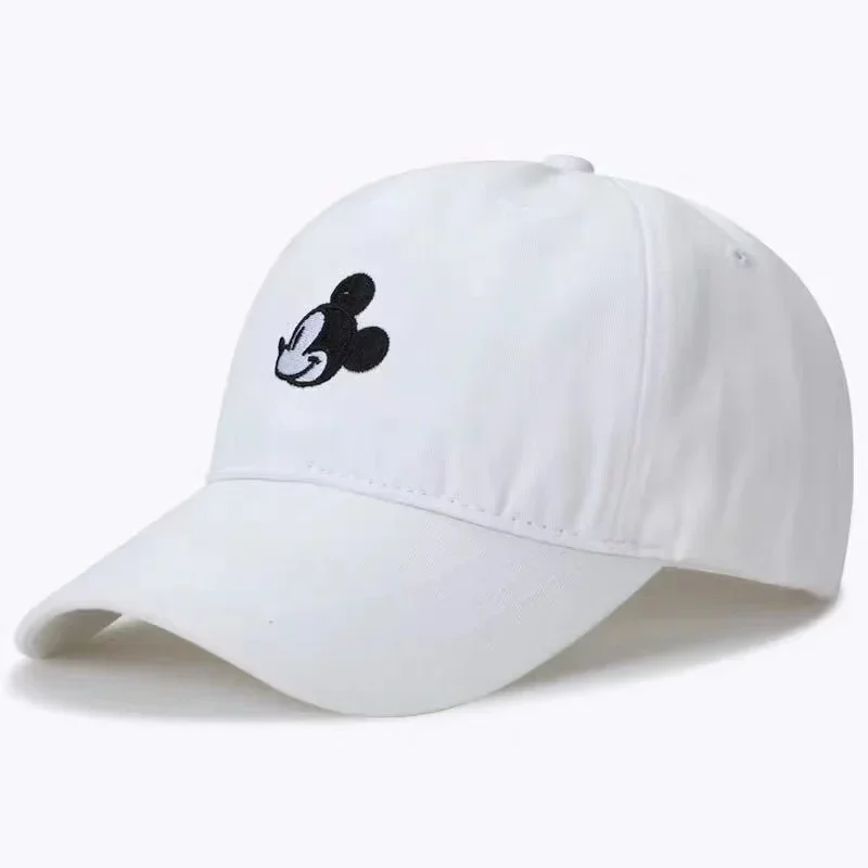 Boné Snapback Mickey dos desenhos animados para homens e mulheres, boné de beisebol de algodão, chapéu Hip Hop Dad ajustável, garros ósseos de alta