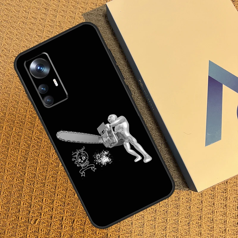 Xiaomi用チェーンソー付きケース,f5 x5 pro x3 x4 gt f4 f3 m5,12t pro 11t 13 pro 11 12 lite