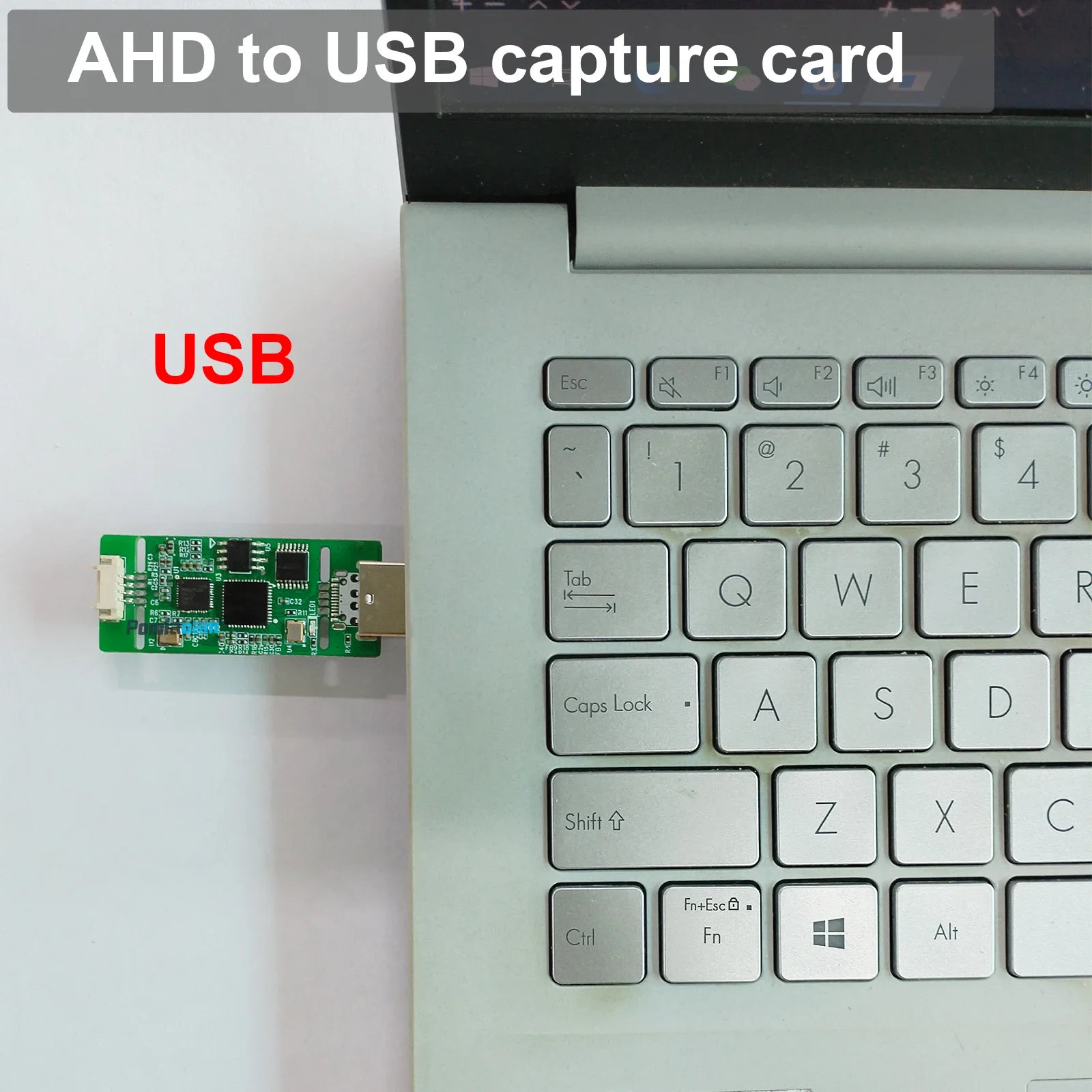 Ahd zu USB-Aufnahme karte Ausgangs karte analoges Signal zu digitalem USB-Kamera modul ahd zu Typ-C-Modul mjpeg yuy2 uvc freies Laufwerk