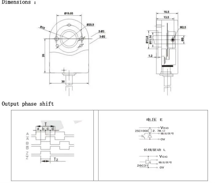 Módulo codificador incremental para uso em motor elétrico DC