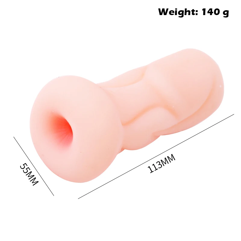 HESEKS Vagina Pussy Pocket for Men Male Masturbator Cup 3D Realistic Anal Oral Erotic Adult Toys Deep Throat Exercise