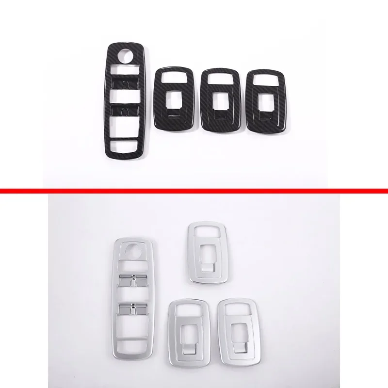 ABS Chrome Window Lift Button Trim Cover For Maserati Ghibli 2014-2017 LEVANTE 2016 2017 Quattroporte 2013-2017