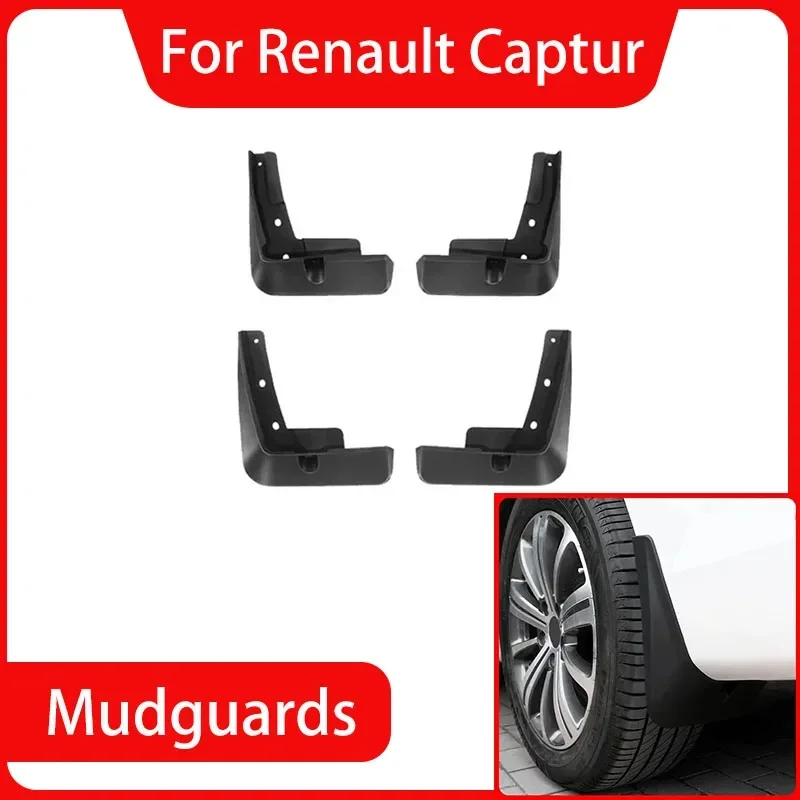 For Renault Captur Accessories Car Mudguards Front Rear Wheel MudFlaps Fender Mud Guard Splash Flaps Styling 2020 2021 2022 2023