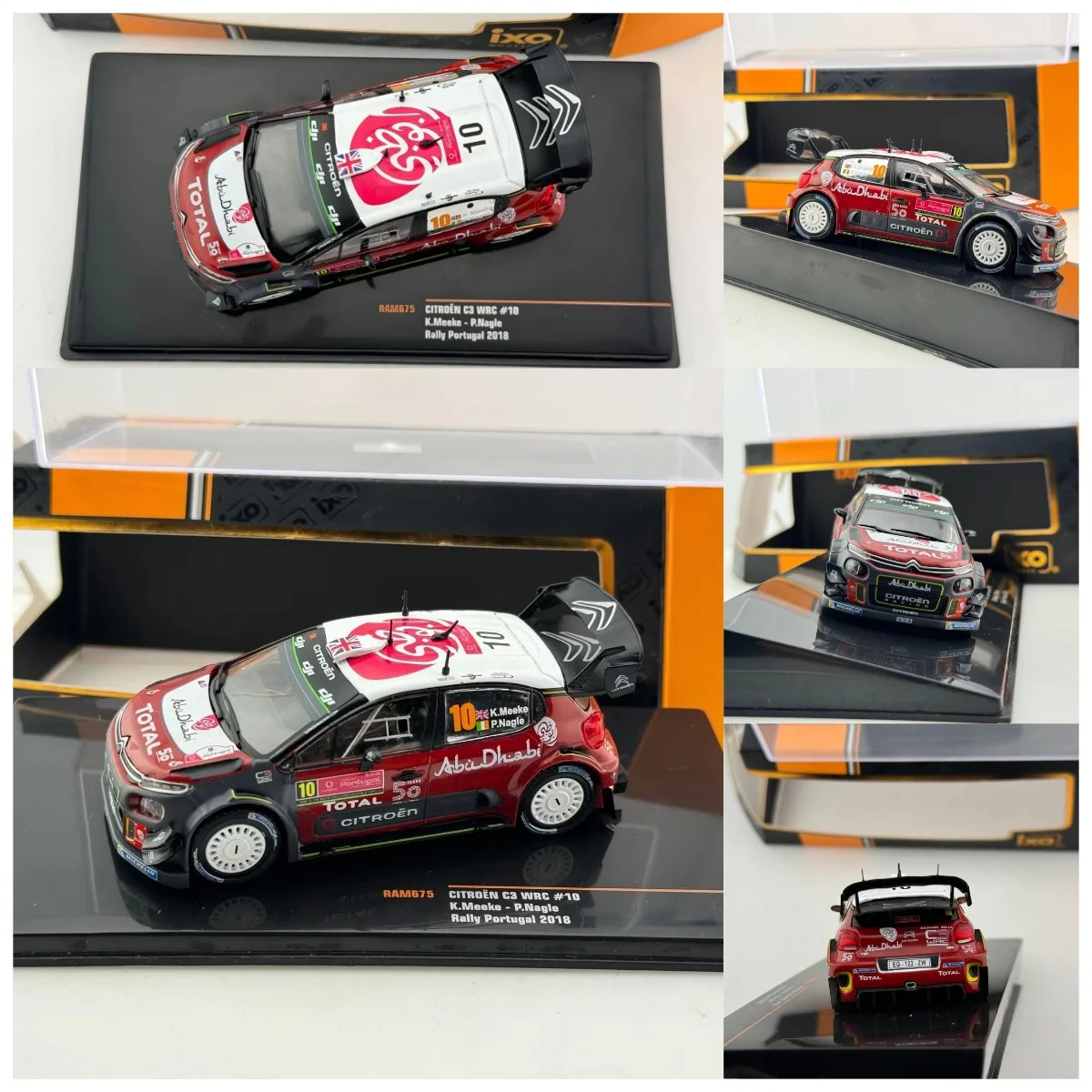 

Коллекционная модель автомобиля IXO Diecast 1/43 Citroen C3 Rally Car из сплава, сувенир, украшение для витрины, подарок