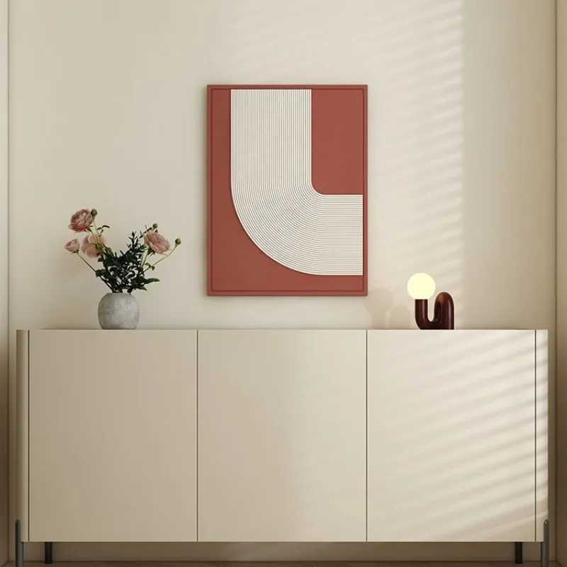 Edge cabinet Italian minimalist tea cabinet custom Nordic multi-function corner cabinet modern simple living room locker