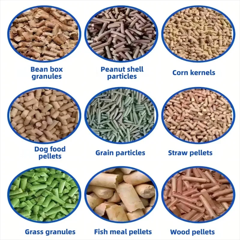 Electric Animal Feed Pellet Machine 220V Small Household Grain Granulator for Chicken Duck Pig Fish Livestock