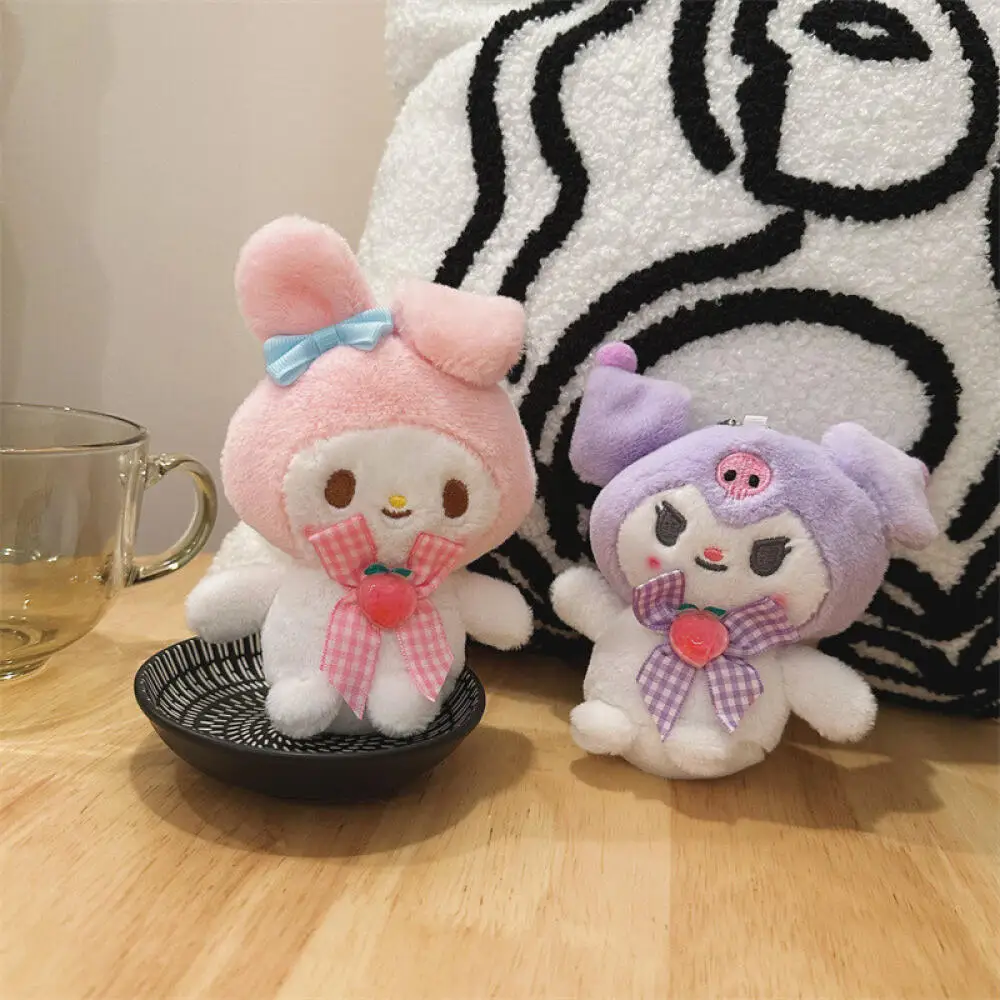 Cartoon Leuke HelloKitty Kuromi Cinnamoroll Gevulde Pop Speelgoed Kawaii Zachte Katoenen Pop Desktop Ornamenten Jongens Meisjes Kerstcadeau