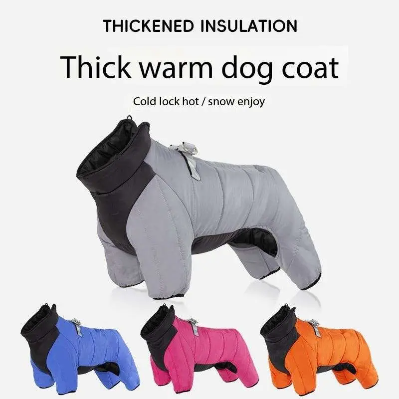 

New style Water proof Dog Clothes Warm Coat Jacket Reflective Adjustable Breathable mesh Comfortable Fashion