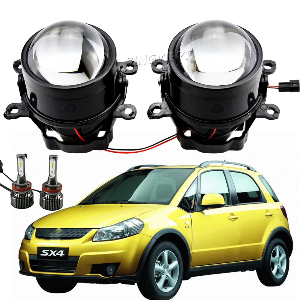 

Fog Lights Lens For Suzuki Grand Vitara Jimny Swift SX4 Splash Alto XL7 Bi-xenon Projector Lens H11 LED Accessories