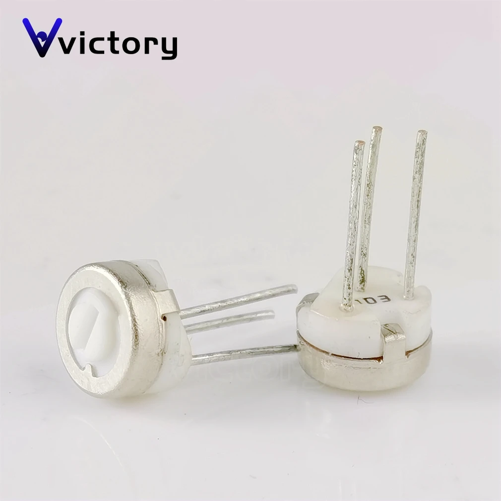 5 قطع مقياس الجهد الدقيق بدوره واحد 3329H 102 202 502 103 المقاوم القابل للتعديل 1K 2K 5K 10K