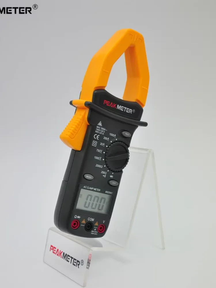 

MS2001 Digital AC clamp multimeter 1000A clamp ammeterDc voltage: 1000V AC voltage: 750V AC current 1000A