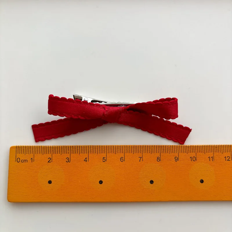 2pcs/set Baby Hair Clip for Girls Ballet Style Solid Color Bangs Clips Princess Small Fresh Hair Accessories Kids Headdress image 4