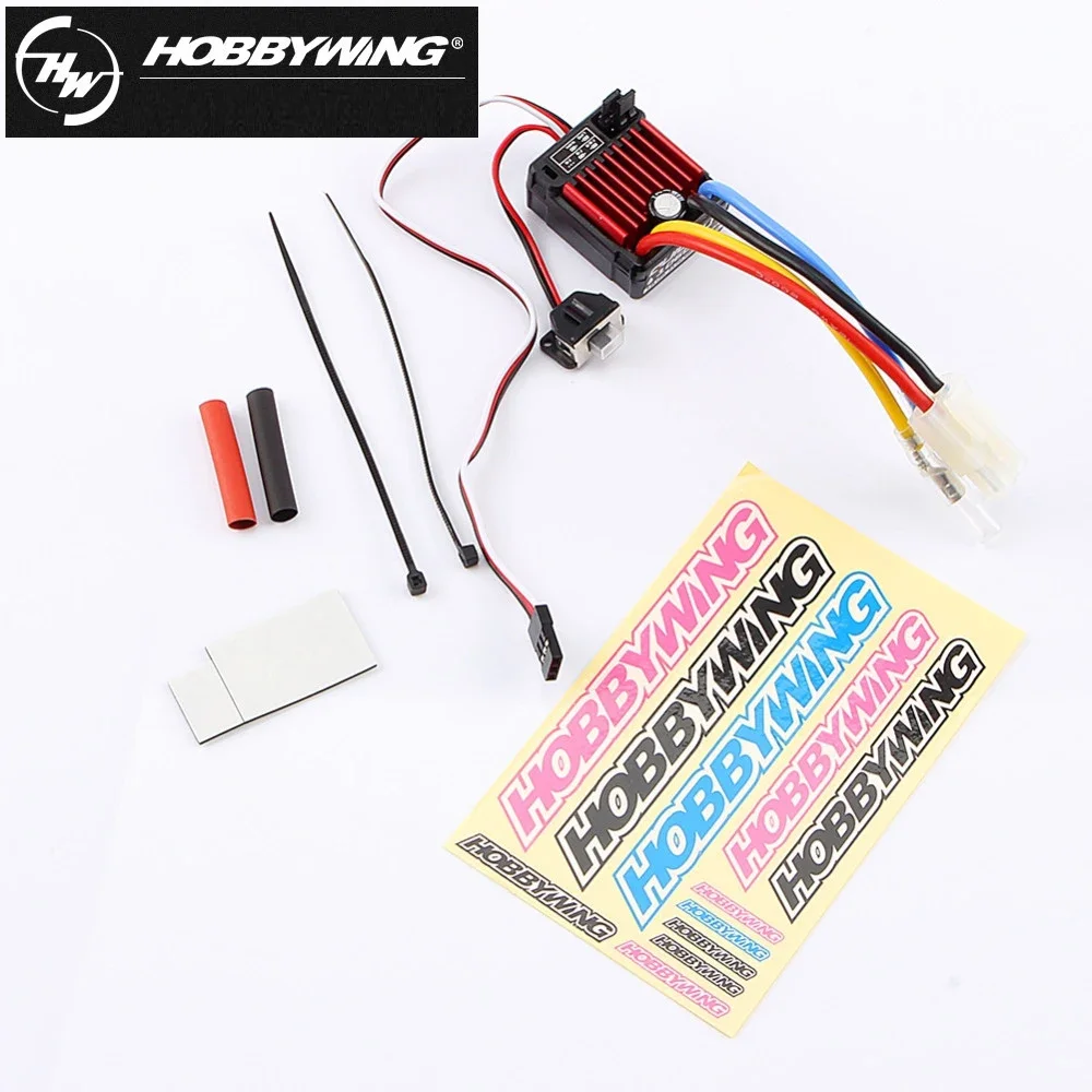 HobbyWing QuicRun 1060/1060RTR/WP1060 ESC Brushed Electronic Speed Controller 60A for 1:10 RC Car Waterproof SCX10 Climbing Car