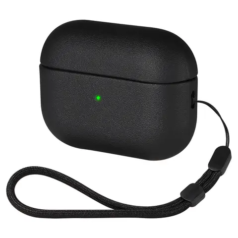 Leather Grain Case for Airpods Pro 3 AirpPods Pro 2 Case Cover Bluetooth Earphones Protect Funda for AirpPods 4 Pro2 Pro 3 Case