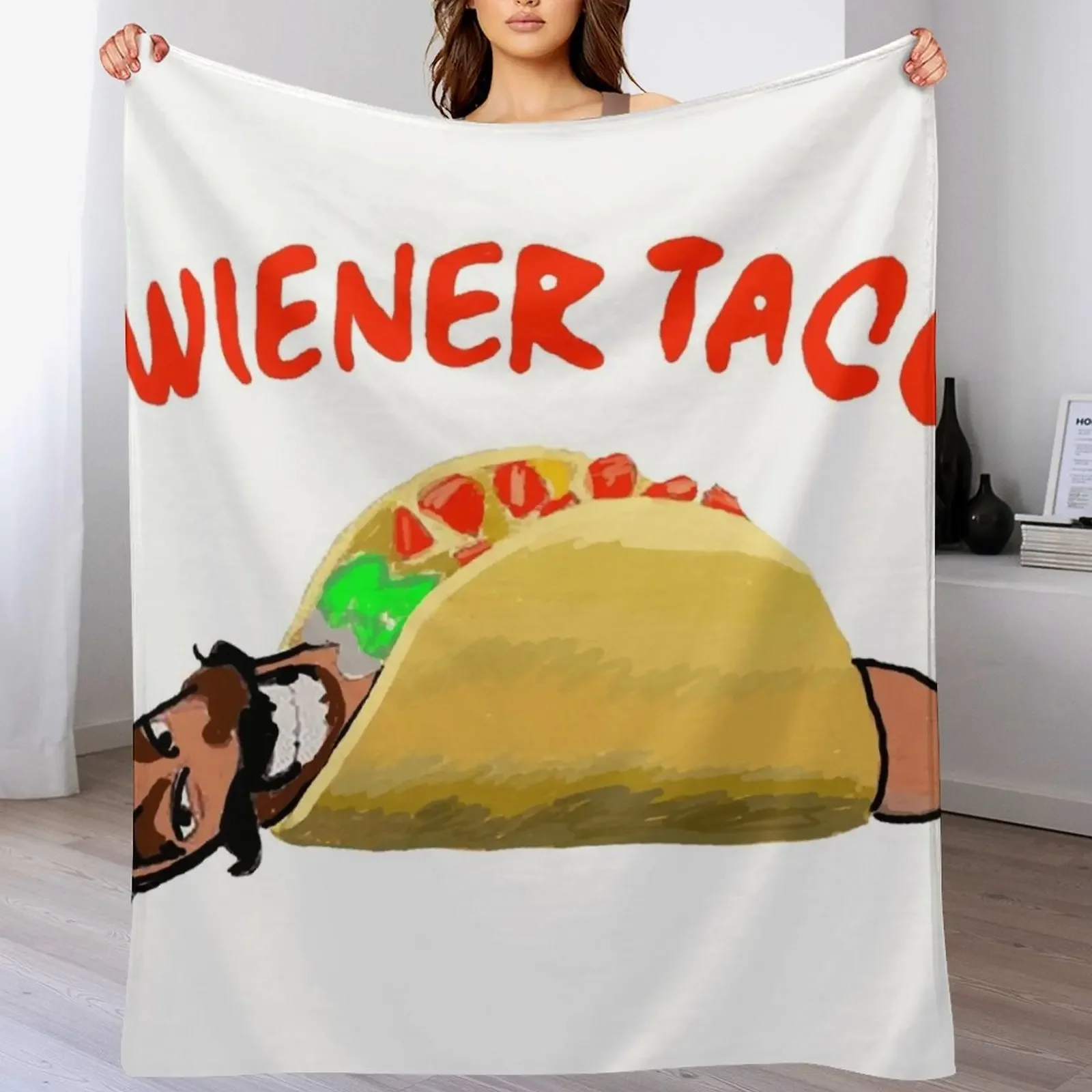 wiener taco Throw Blanket Versatile Cozy Throw Blanket for All Occasions