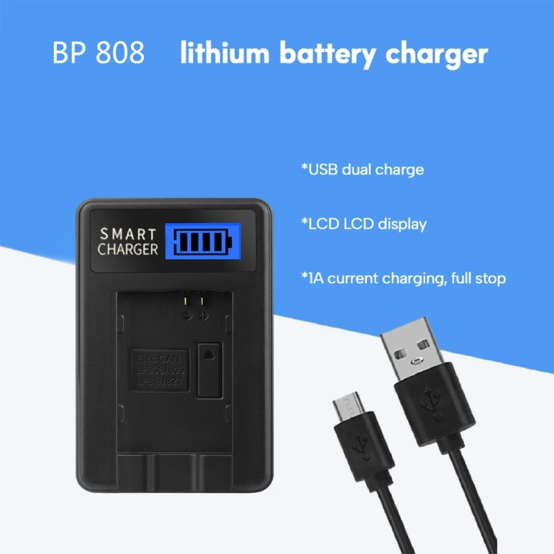 Versatile USB Camera Battery for BP808 FS100, for Home and Outdoor Use