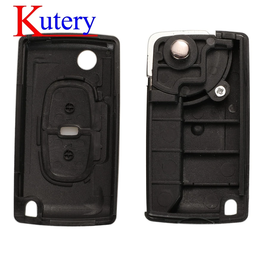 jingyuqin FOR PEUGEOT 4007 ET 4008 For Citroen C-Crosser C4 Aircross 2BTN Fob Remote Key case flip remote key shell Fob MIT-11R