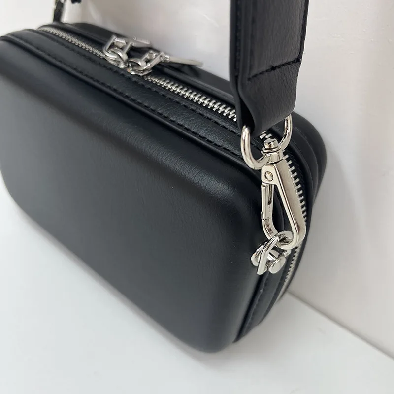 Casual 2 Bags/set Crossbody Bags for Women 2023 Designer Mini Shoulder Bag Unisex Wide Strap Phone Flap Purse Small Tote Handbag