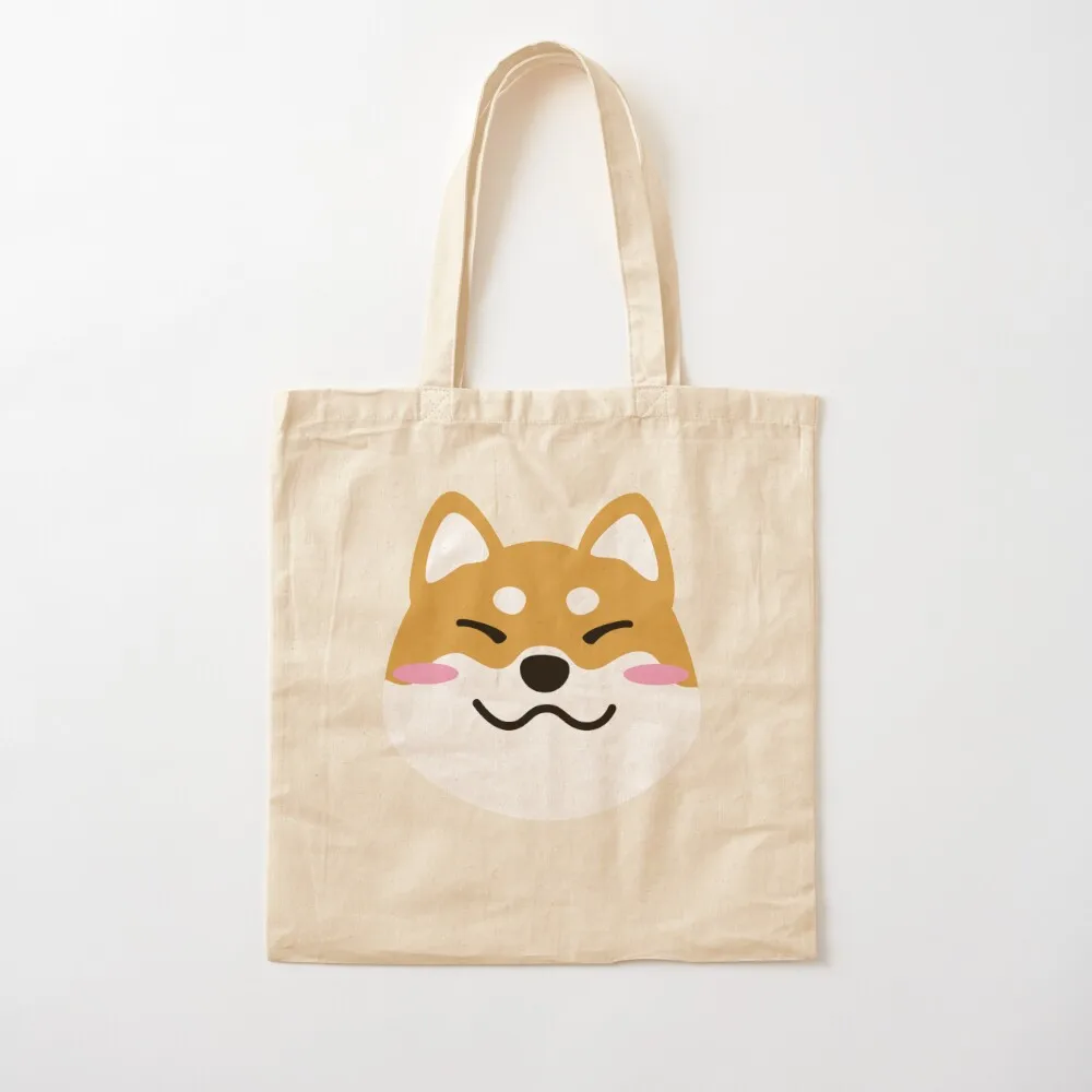 

Shiba Inu Dog Shibe Kawaii Cute Doge Tote Bag canvas tote Lady bags foldable reusable bag Cloth bags Canvas Tote Bag