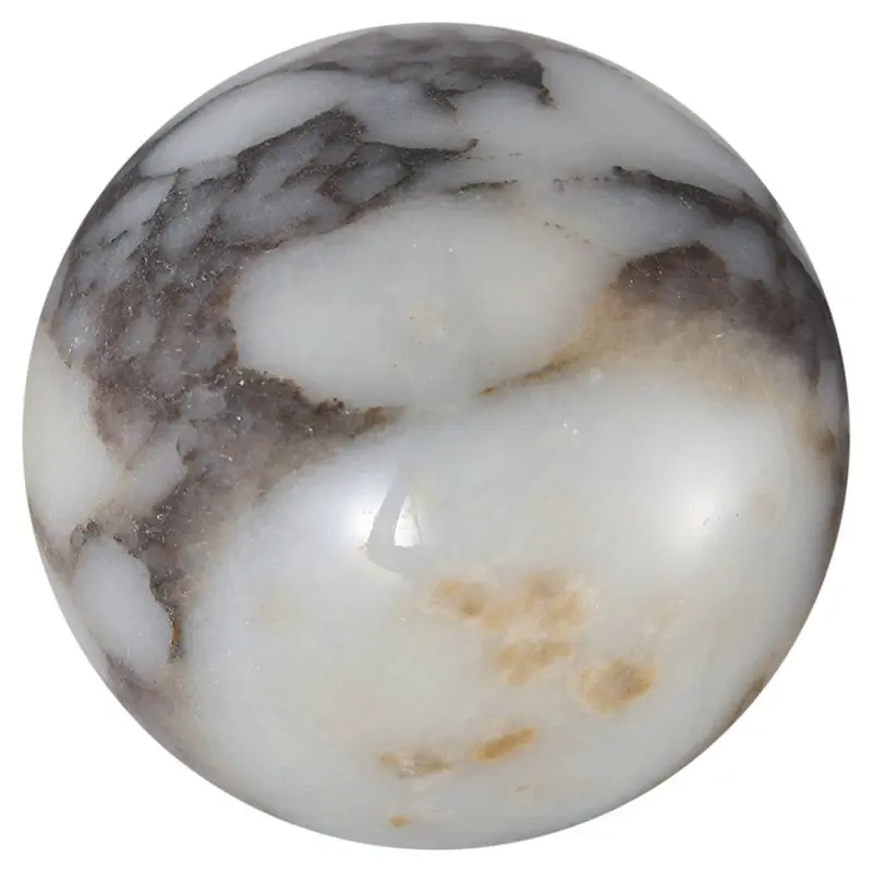

B84B-Luxury High-End Bedroom Bedside Ball Marble Natural Stone Wall Lamp LED Light Living Room Hallway Staircase Sink Sconce