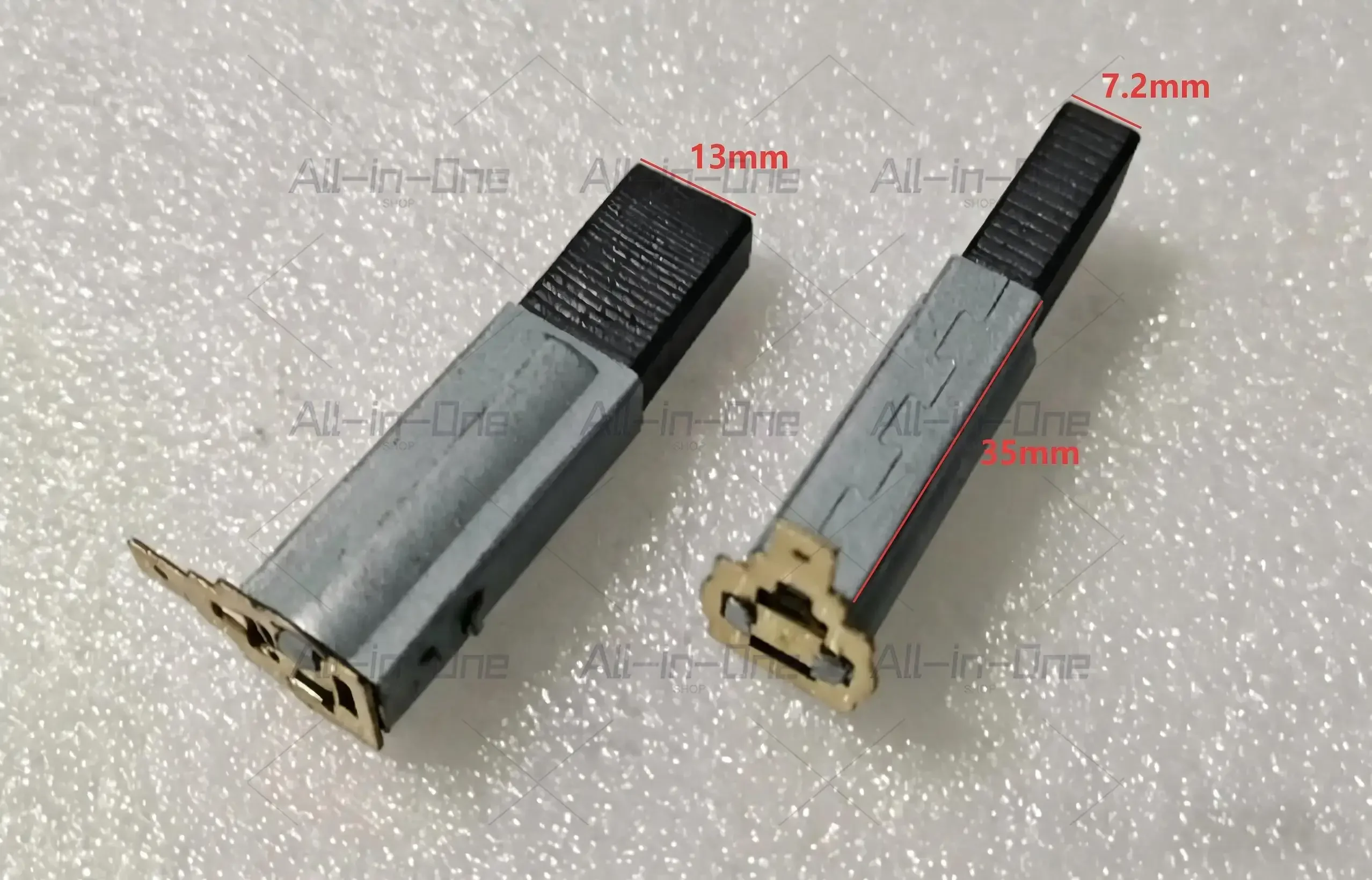 2PCS 7.2*13*35mm Carbon Brush,Pressure Washer,Car Washer ,Motor