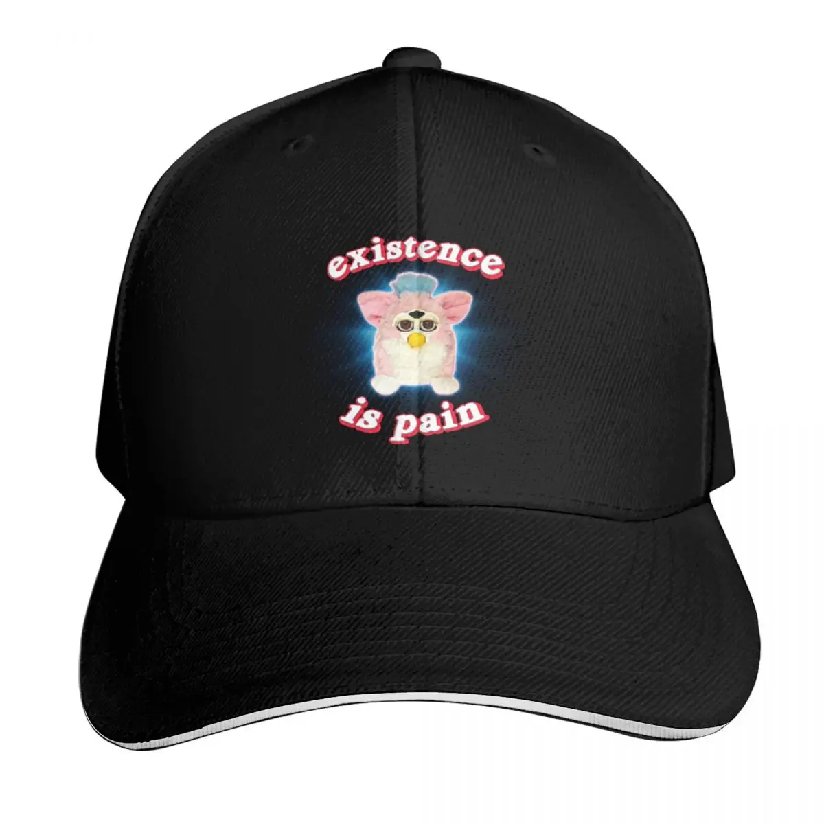 Furby Existence is Pain Baseball Cap Sun Hat For Children foam party Hat Thermal Visor Luxury Cap Sun Hats For Women Men's