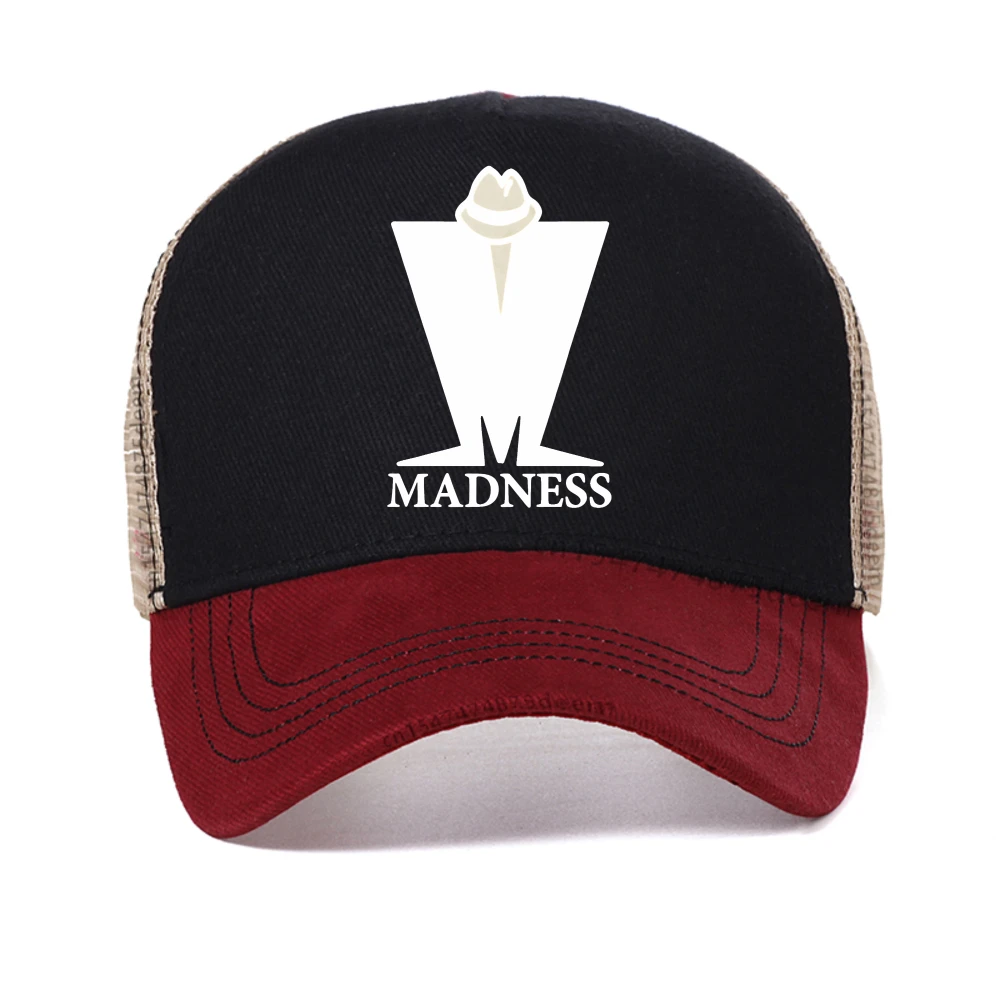 

MADNESS Printing Mesh baseball Cap fashion summer Sun Visor Caps Men Women Casual Breathable Snapback hats cool trucker Hat