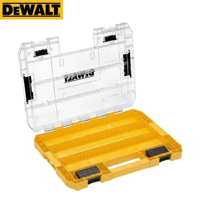 DEWALT DT70839-QZ Large Tough Case With 6 Dividers Divider Screws Bits Accessory Storage Box Dewalt Drill Driver Bit Tool Case