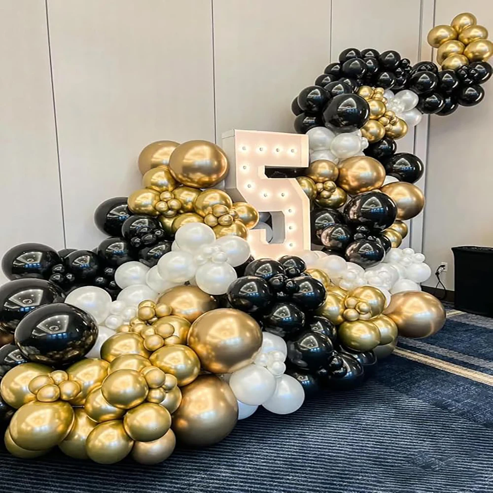 5/10/12 بوصة معدنية الذهب الأرجواني بالونات الفضة الشمبانيا الذهب الأزرق بالون حفلة عيد ميلاد استحمام الطفل الزفاف الديكور Globos #3