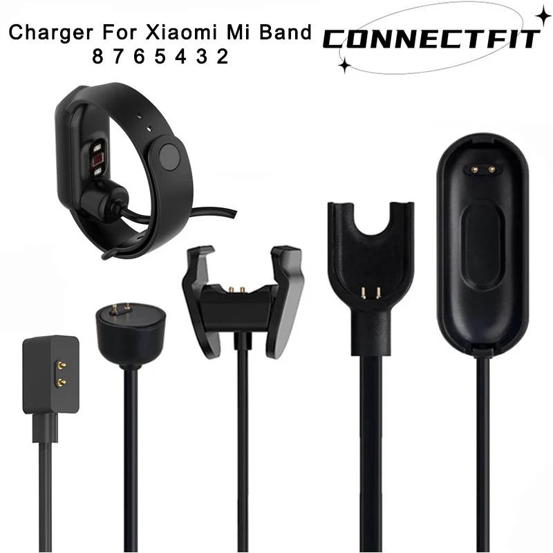 Charging for Mi Band 2 3 4 Dock Xiaomi Bracelet Magnetic Charging Cable for Mi Band 5 6 7 8Charger Adapter Equipment Replacement