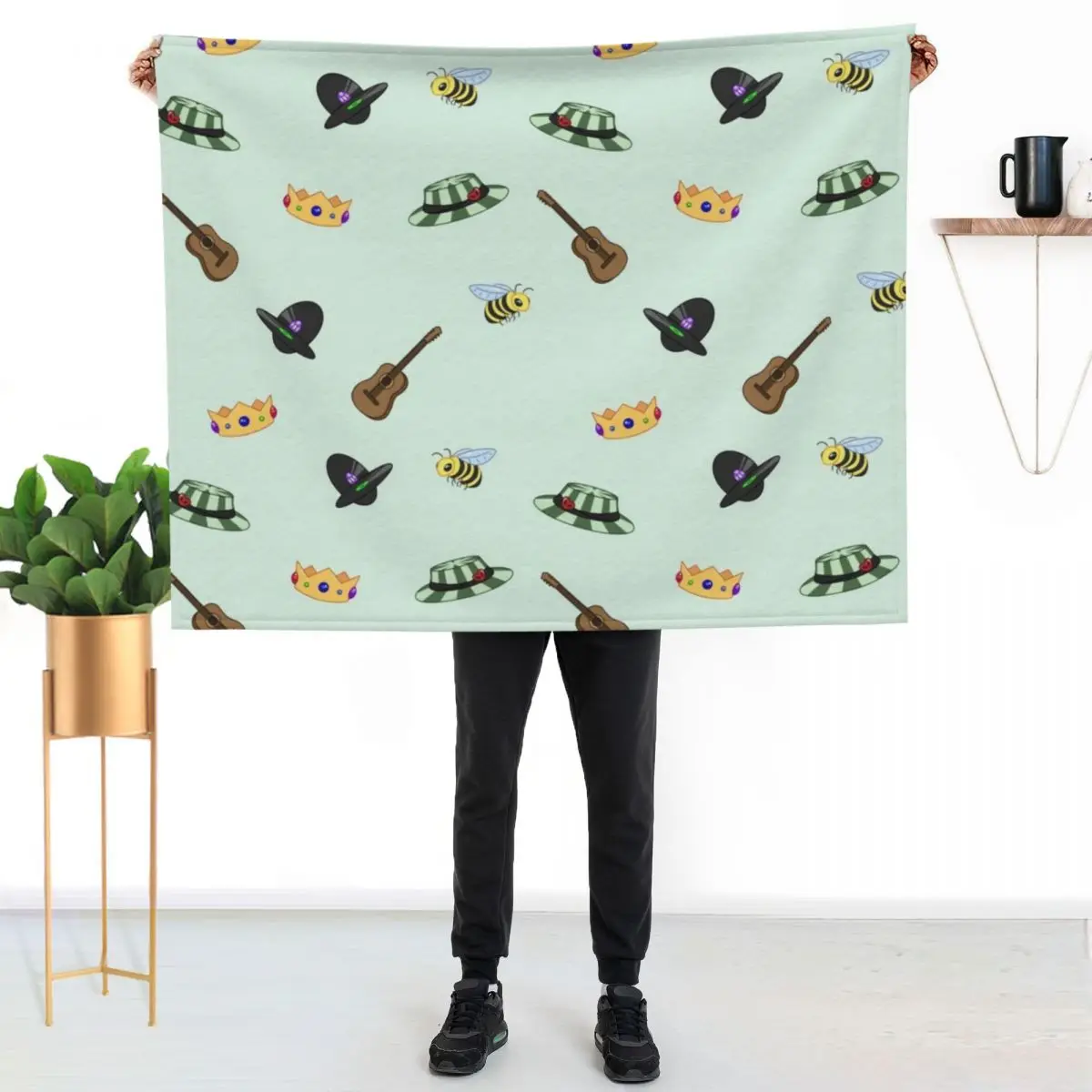 Sleepy Bois Inc Pattern Throw Blanket warm winter warm for winter Blankets For Baby Flannel Decorative Throw Soft Beds Blankets