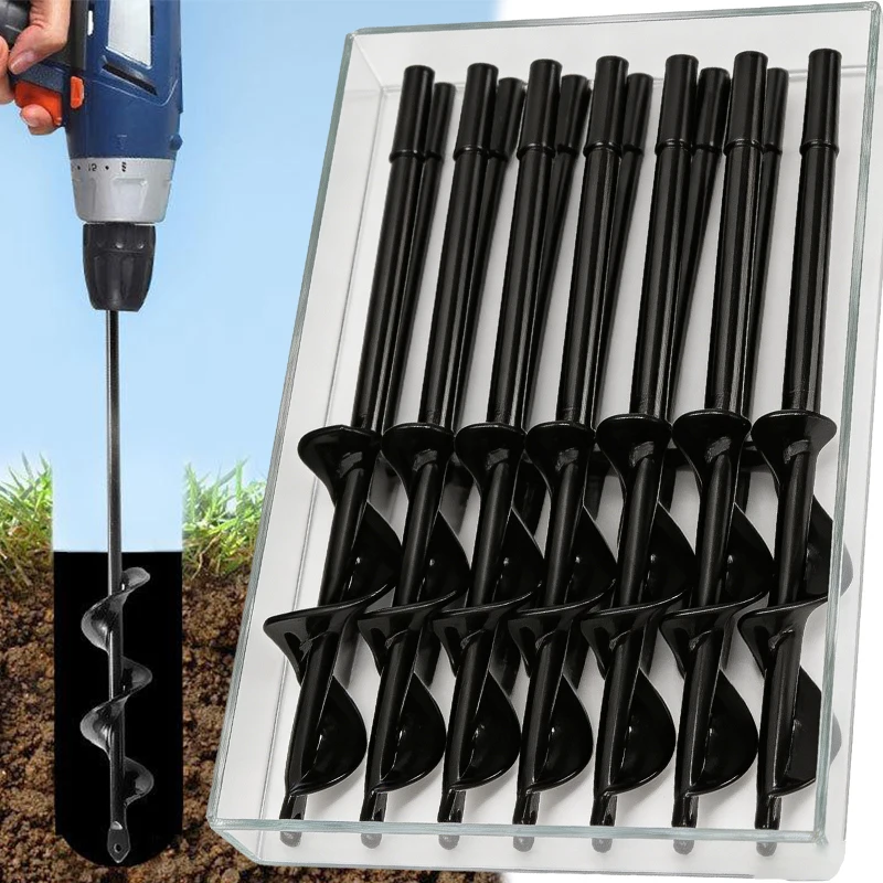 

Спиральный земляной бур для сада, инструмент для посадки растений, насадка для дрели с шестигранным приводом, аксессуары для инструментов