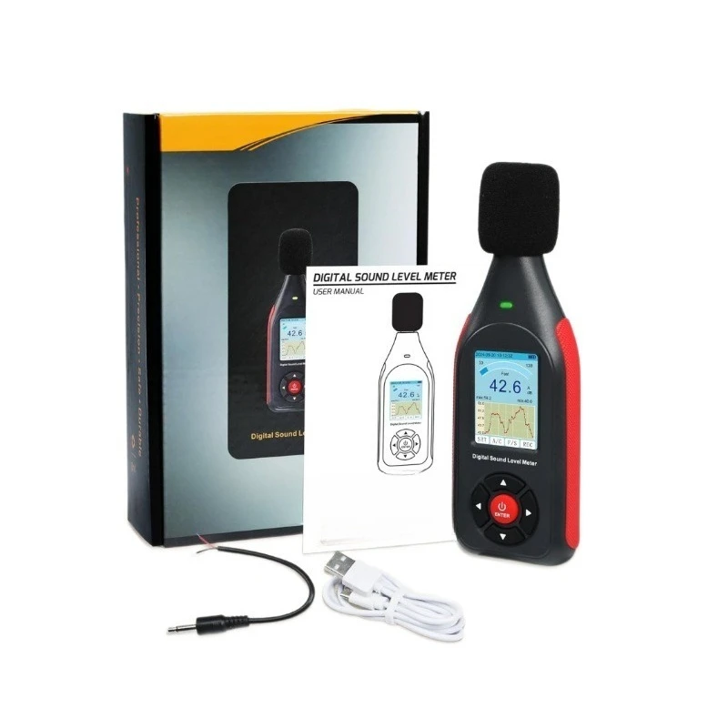 

Household Digital Sound Level Meter Noise Tester Volume Decibel Detection Instrument