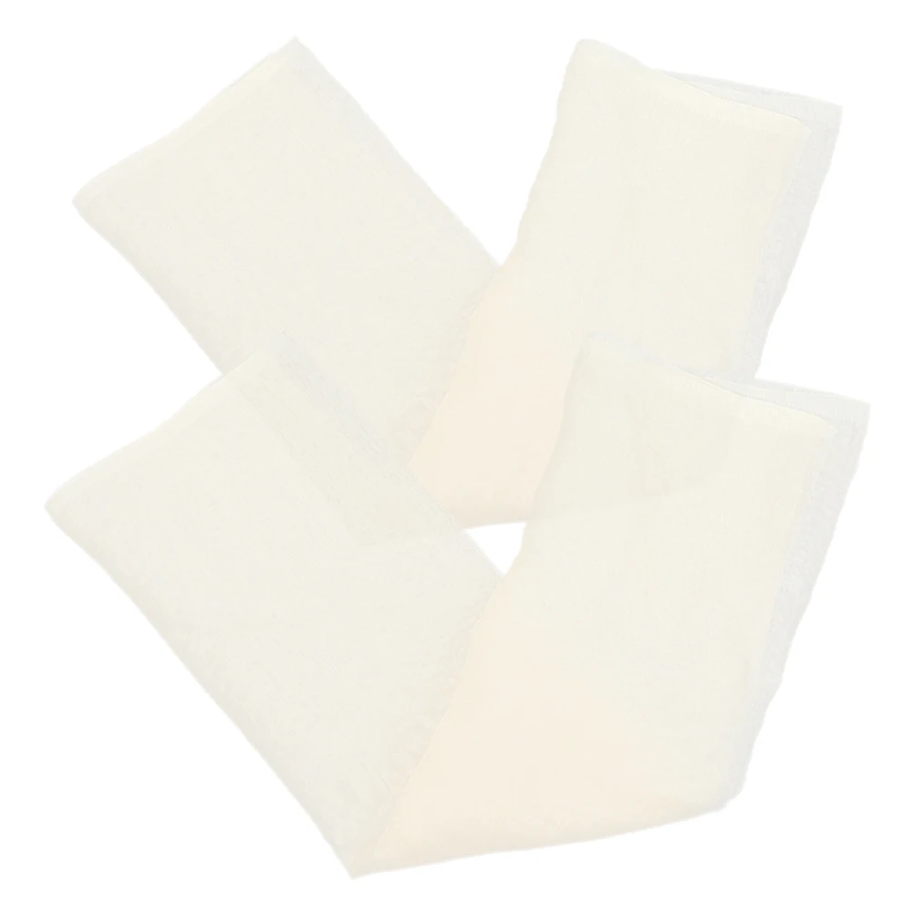 

2 Pcs Cheese Filter Cloth Milk Strainer Juice Cheesecloth Pudding Beige Reusable Tofu