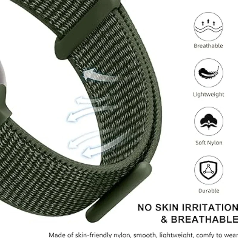 Nylon Loop Strap For Apple Watch Band 10 9 8 7 46mm 45mm 42mm 41mm Ultra 2 49mm Comfortable Bracelet iWatch 6 5 4 3 SE 44mm 40mm