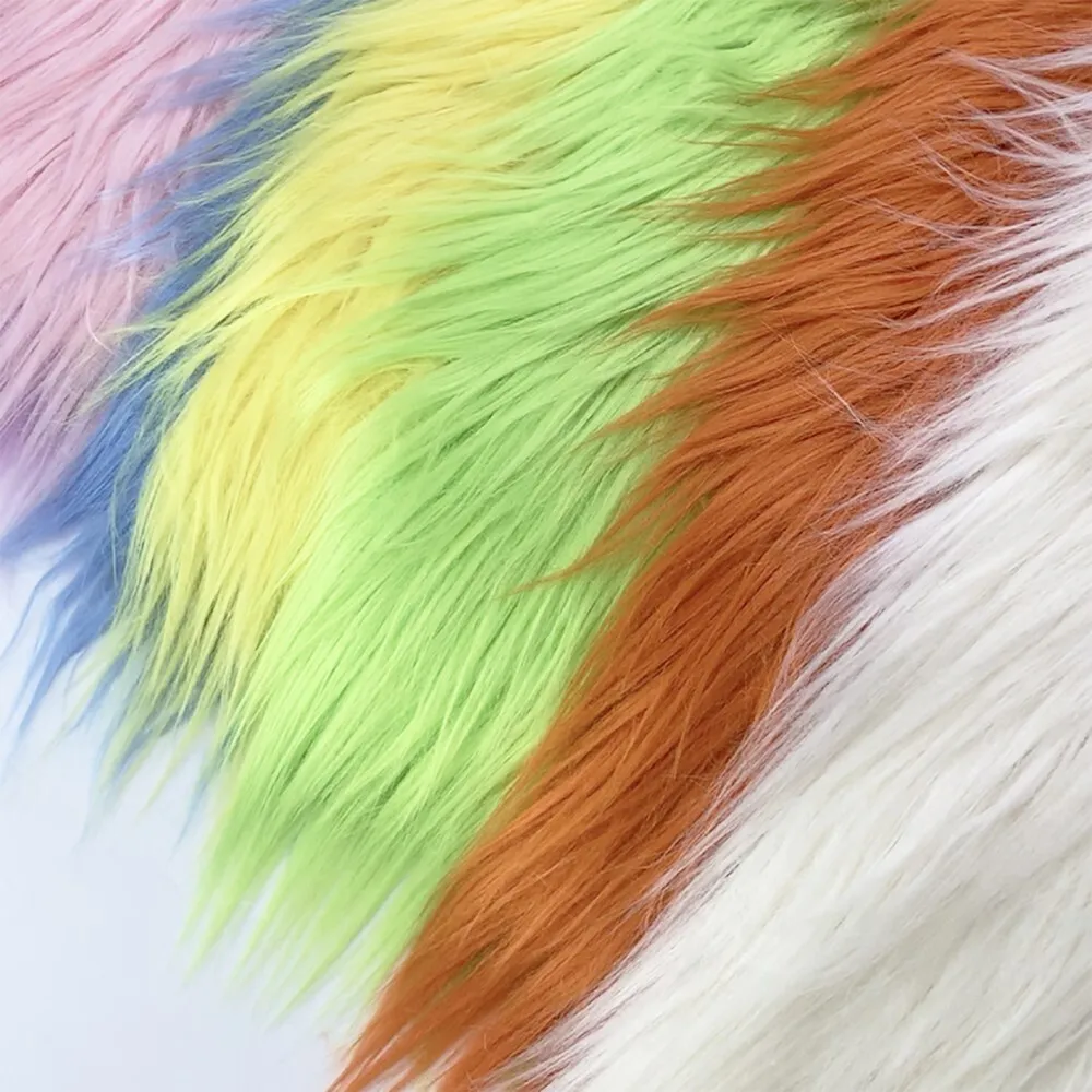 

Simulation 8cm Plush Fabric 160x100cm Fur Fabric Soft Plush 100% Polyester DIY Clothing Sewing Fabric Artificial Plush Fabric