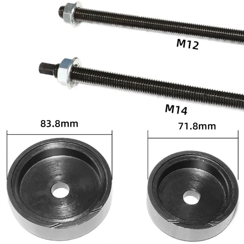 Rear Elevation Rubber Sleeve Rear Axle Bushing Accessories Removal and Replacement Tool Suitable for Toyota Corolla Camry Prado