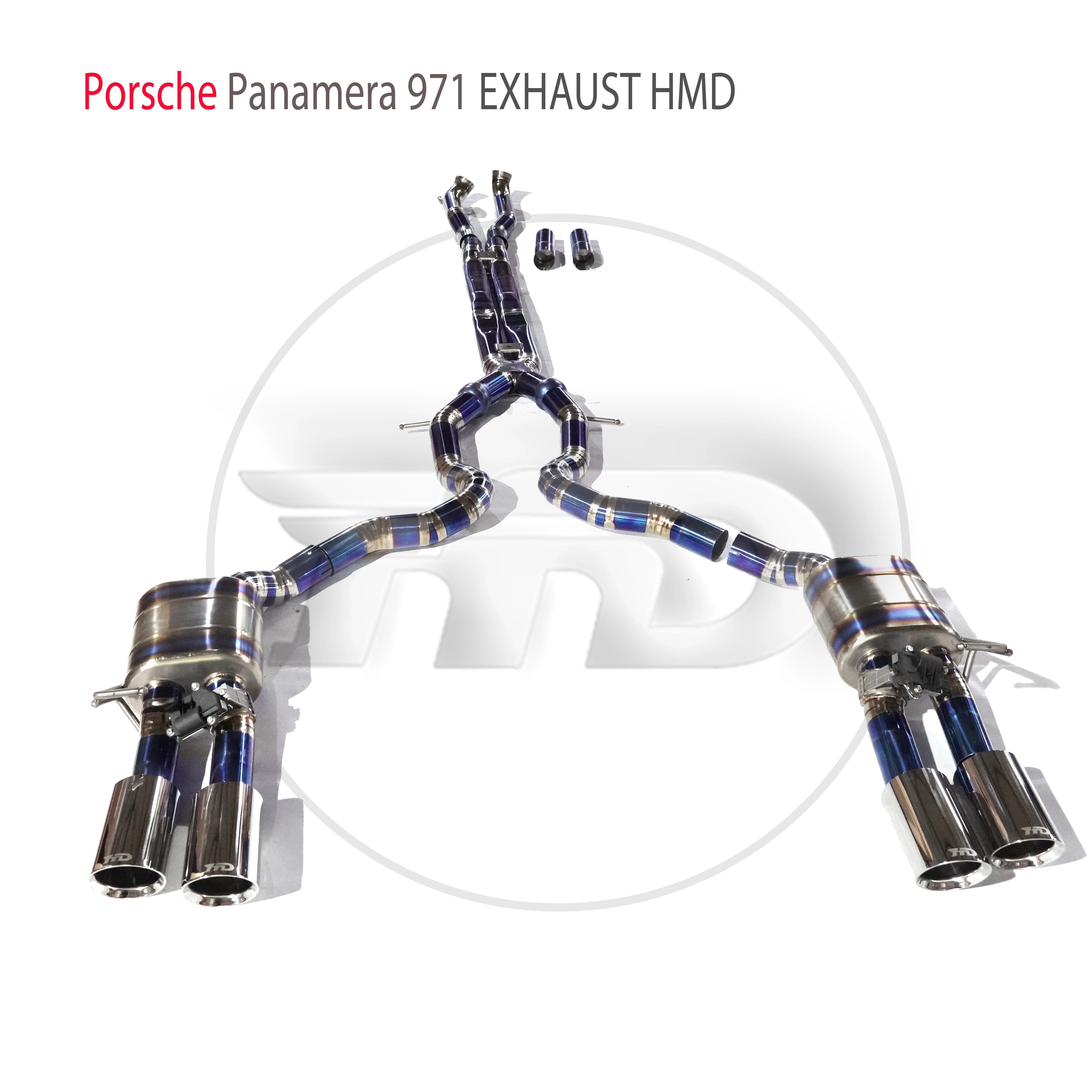 HMD Titanium Alloy Exhaust System Peformance Catback is Suitable for Porsche Panamera 971 Auto Modification Electronic Valve