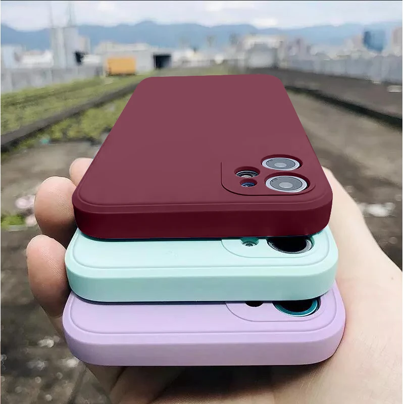 Luxury Liquid Silicone Phone Case For Xiaomi Poco X2 X3 NFC X4 GT X5 Pro M2 M3 M4 M5 F3 F4 C3 C31 Civi 1S 2 Soft Thin Cover