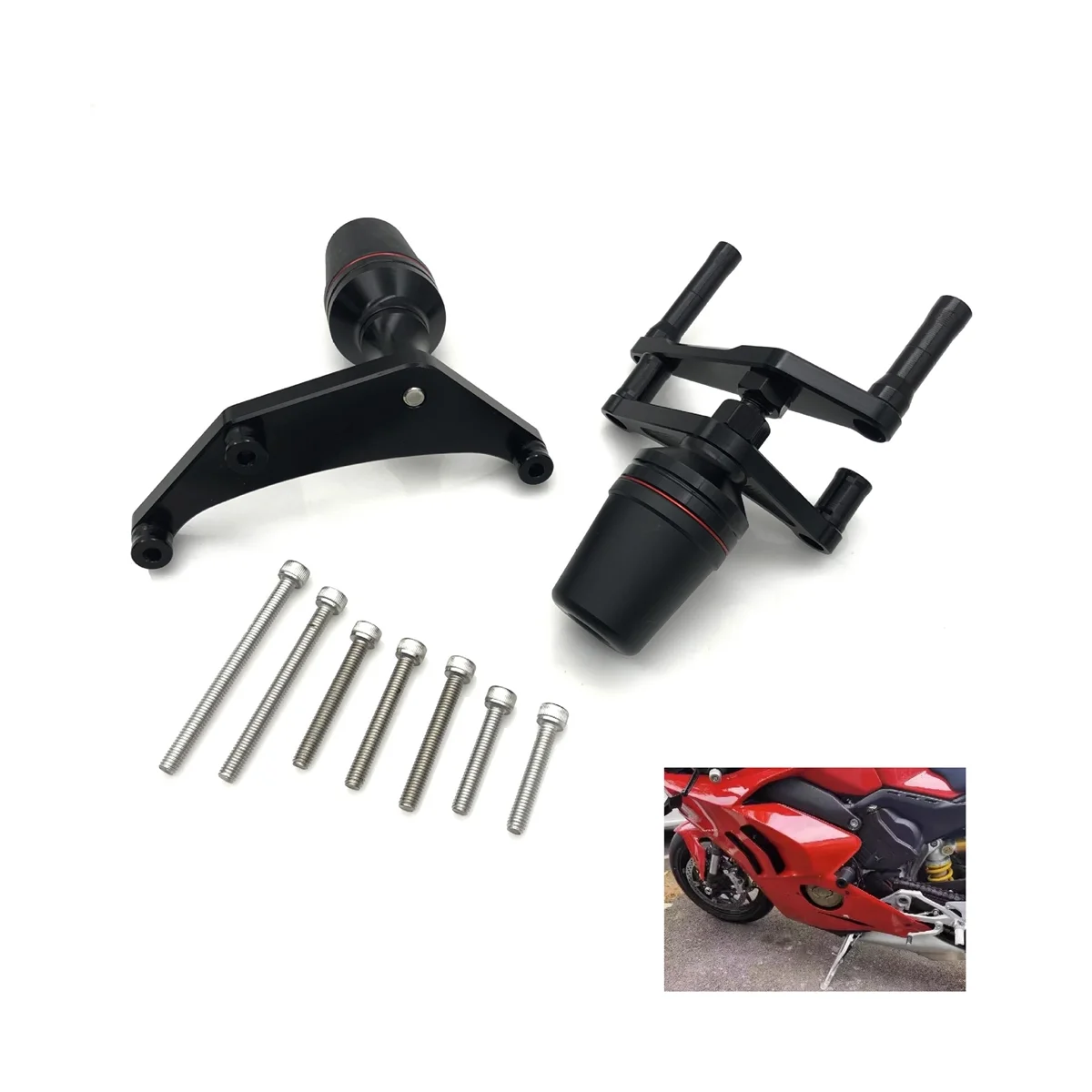 For PANIGALE V4 2018-2019 Motorcycle Falling Protection Frame Slider Fairing Guard Anti Crash Pad