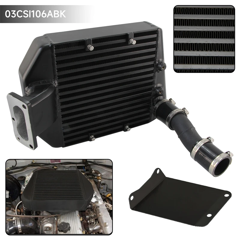 Top Mount New Intercooler Kit For Toyota Landcruiser 80/100 Series 1HD-T HDJ80 1hz/105 1HZ Engine 4.2L 6cyl Turbo Diesel